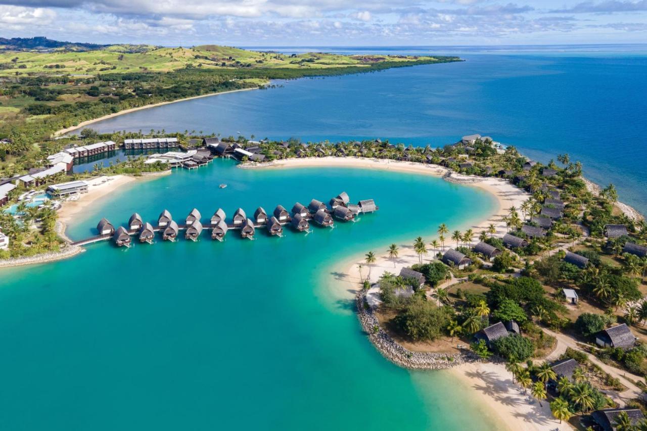 Fiji Marriott Resort Momi Bay Екстер'єр фото Aerial view of the resort