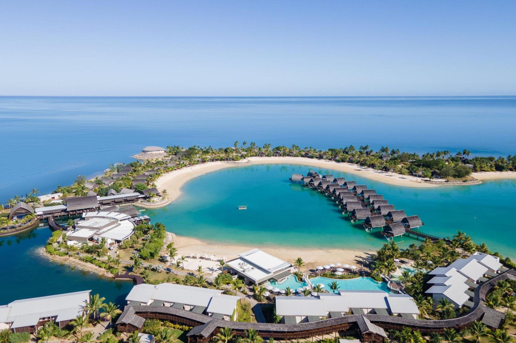 Fiji Marriott Resort Momi Bay Екстер'єр фото Aerial view of the resort