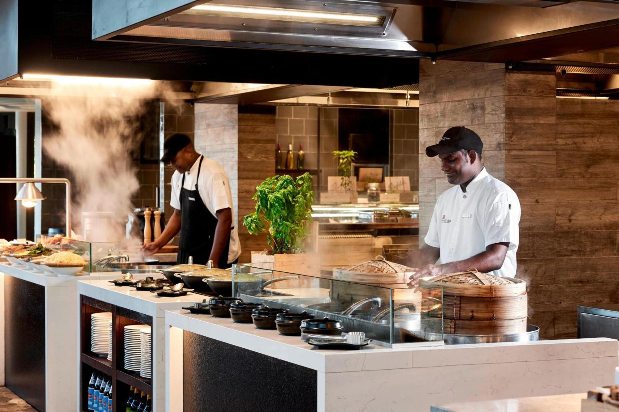 Fiji Marriott Resort Momi Bay Екстер'єр фото A live kitchen on board a cruise ship
